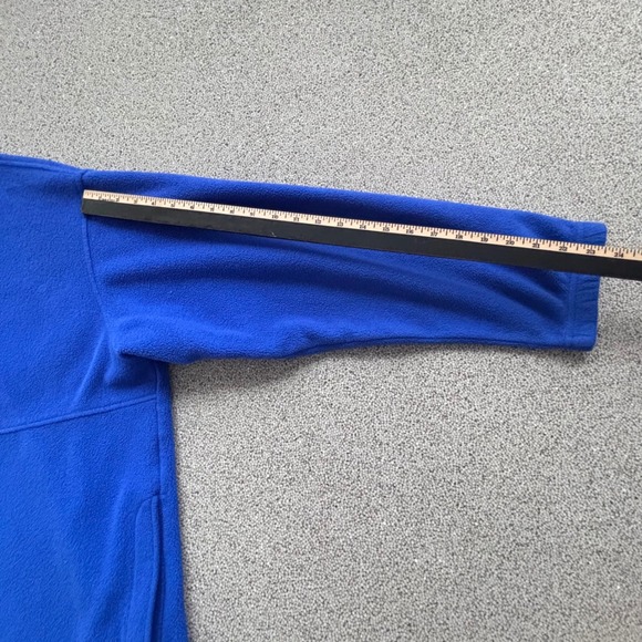 VTG Lands End USA Polartec Fleece Jacket L TALL Full Zip Polartec Outdoor Blue - Picture 7 of 10